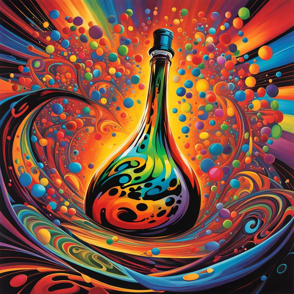 Dynamic and Energetic Colorful Imagery