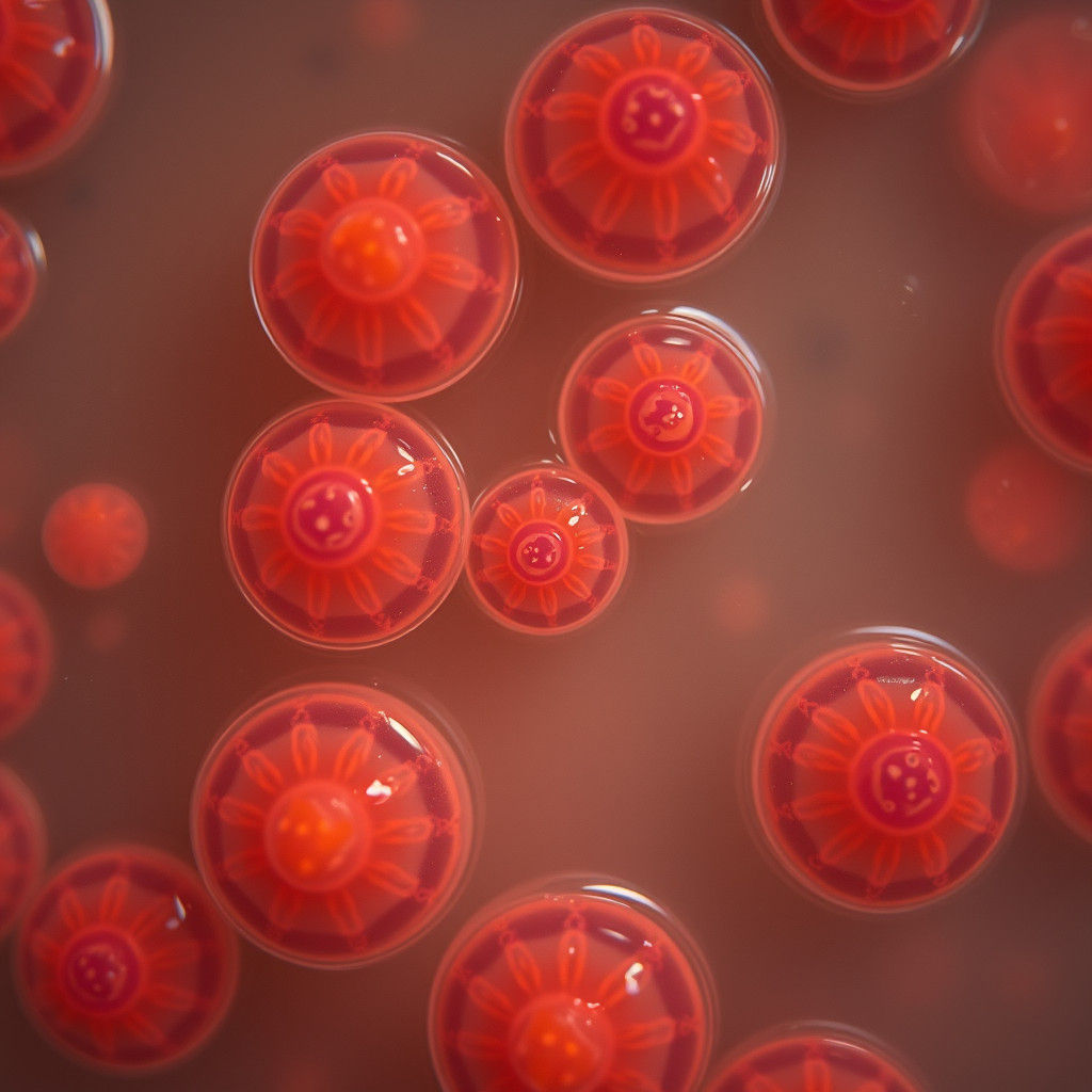 Hyperrealistic Frogspawn Eggs in Crystal Clear Water
