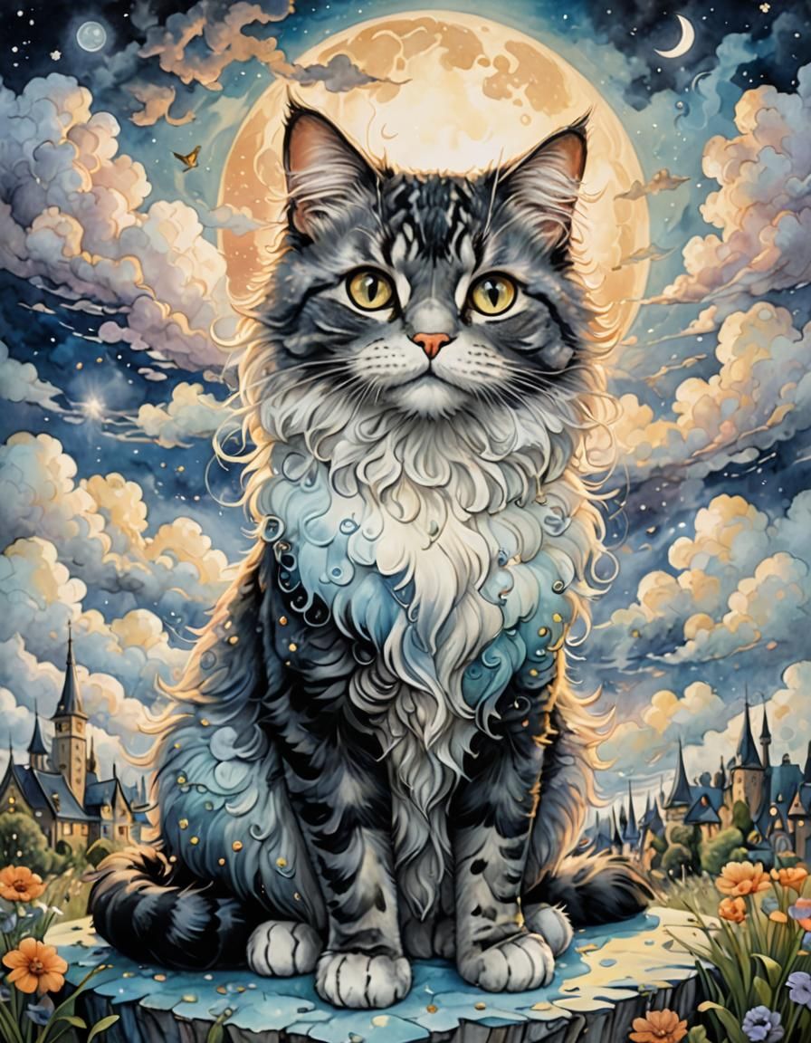 I saw a cat in a dream