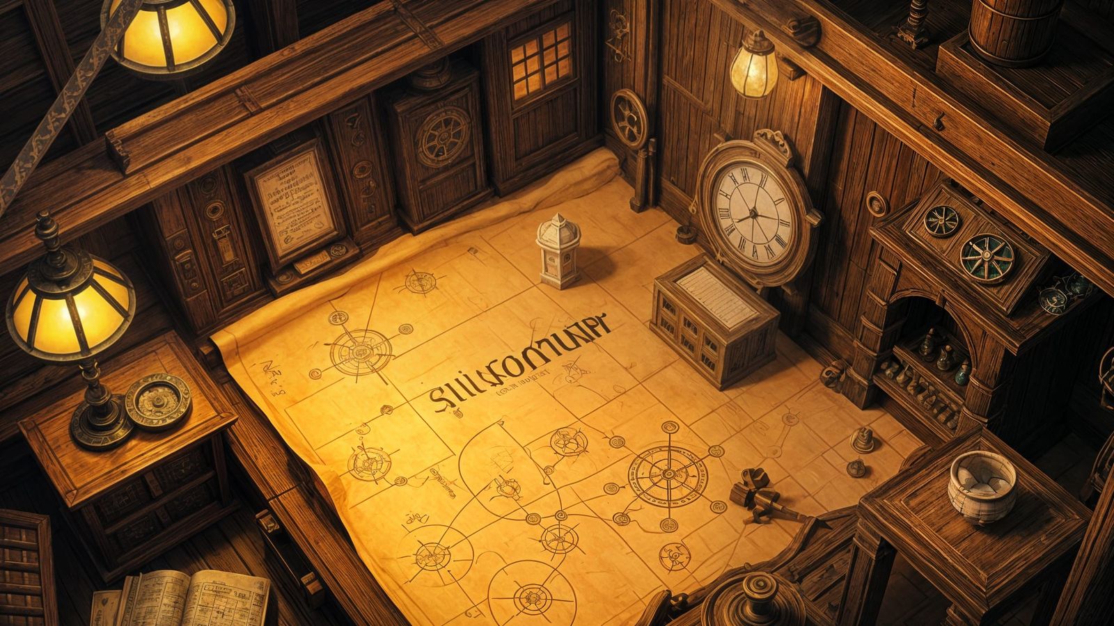 Treasure Map of Ancient Merchant Ships