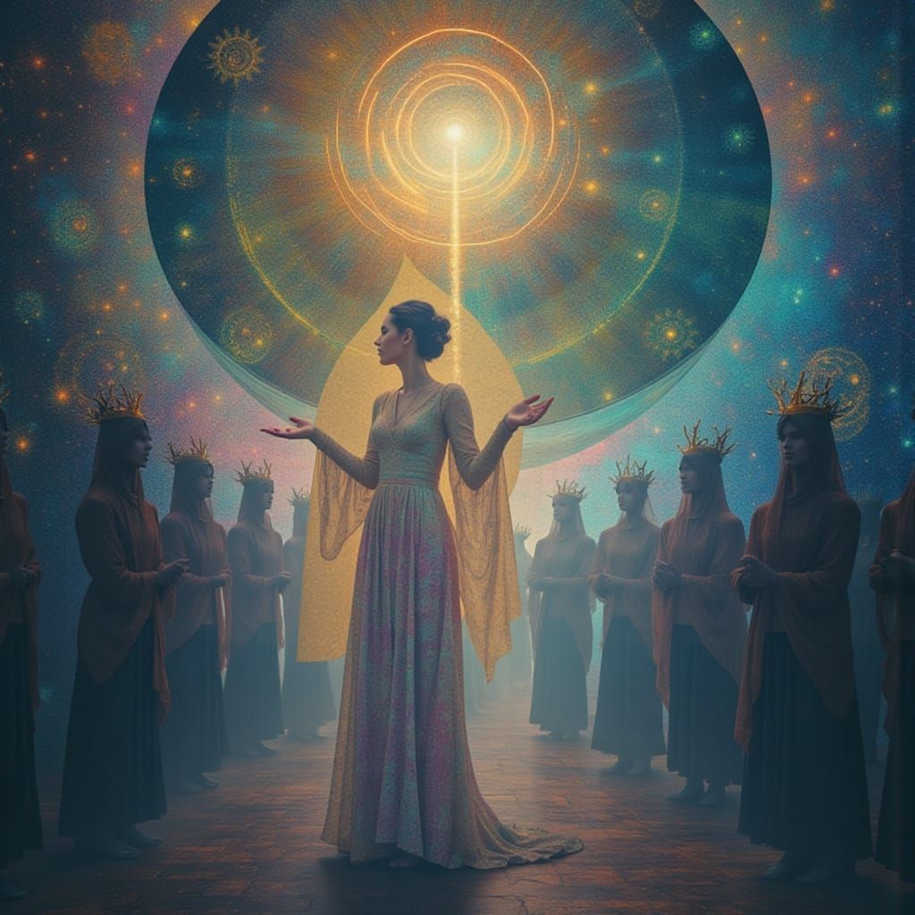 Divine Gathering in Ethereal Geometry