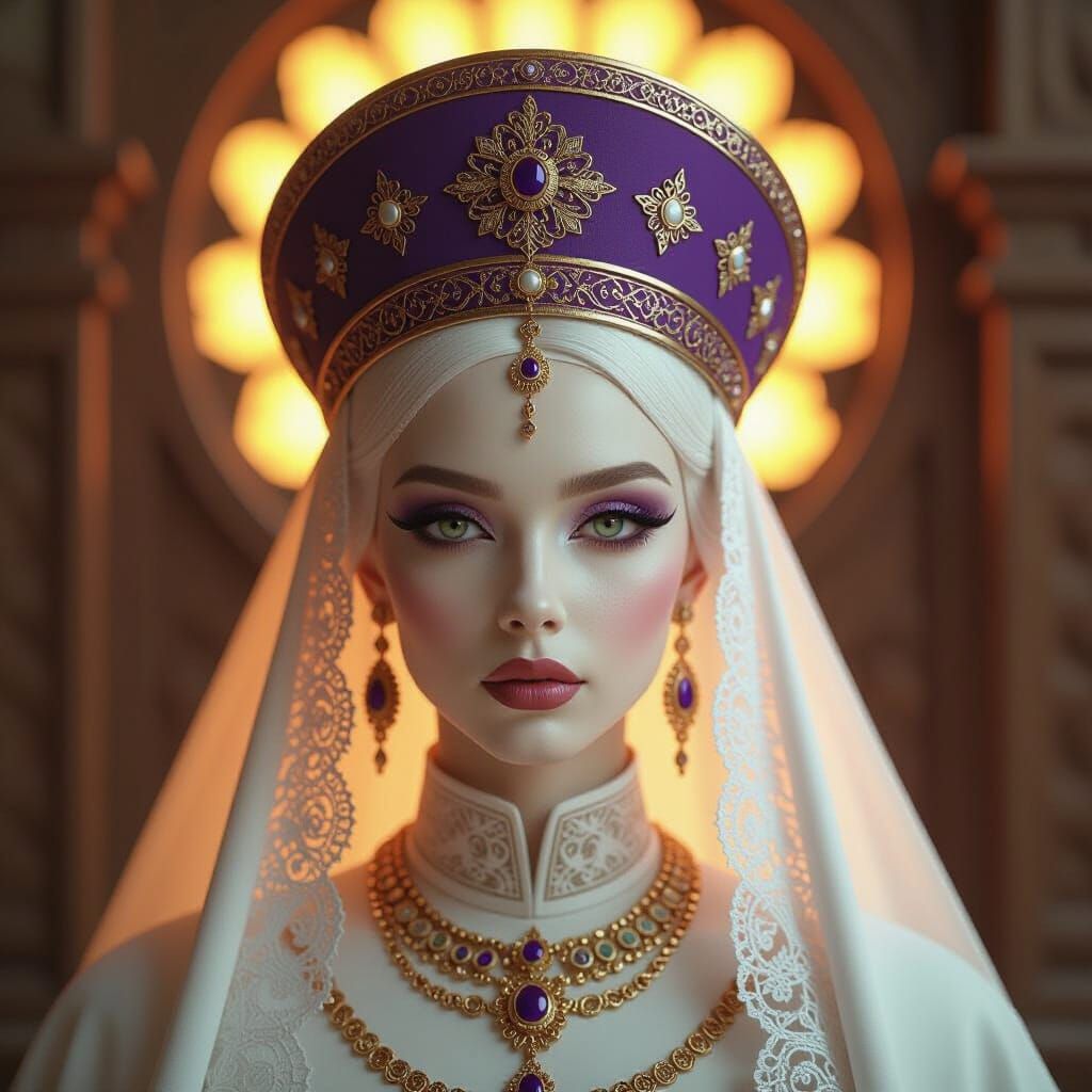 Judaicpunk Female Rabin in Golden Light