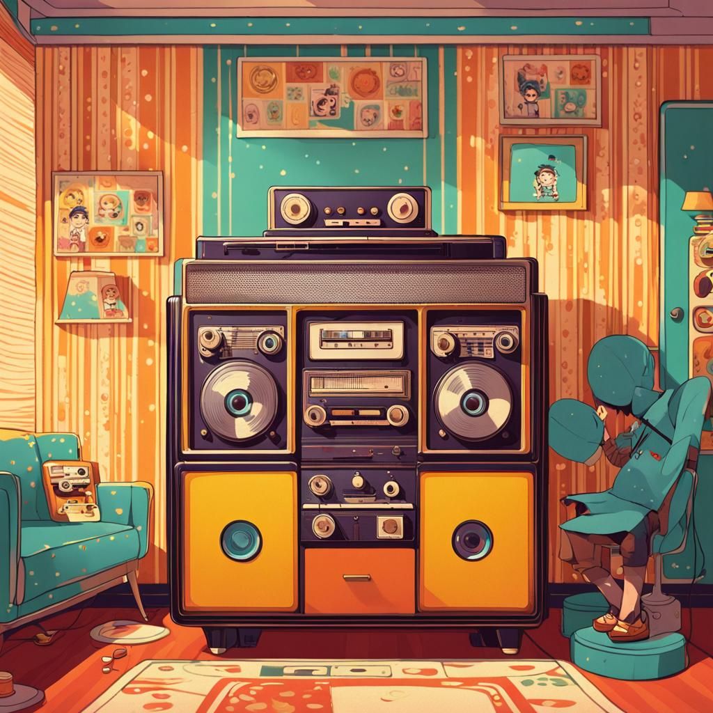 Chibi Reel to Reel in Anime Style