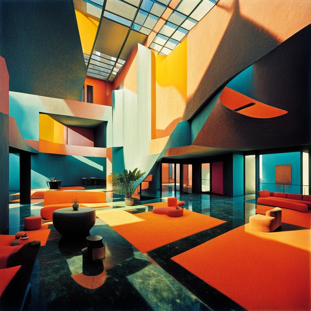 Luis Barragan Inspired House Interior