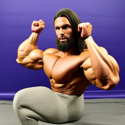 Muscular Jesus with Female Chest: Controversial AI Art