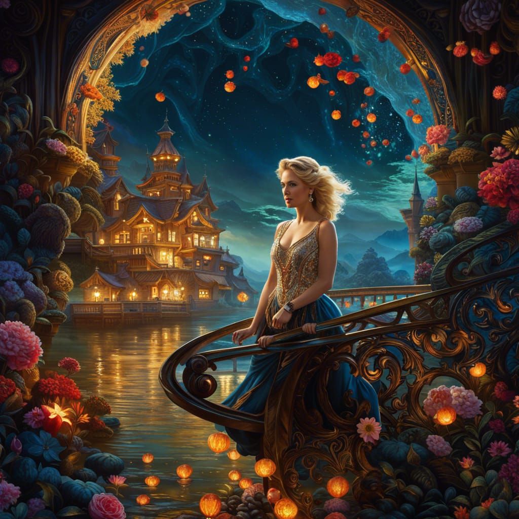 (The Rejects - 001) Beautiful Woman Standing on a Bridge