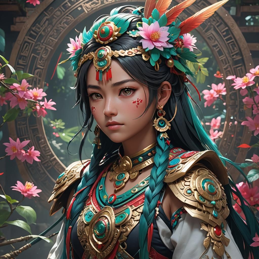 Xochiquetzal: 3D Anime Art