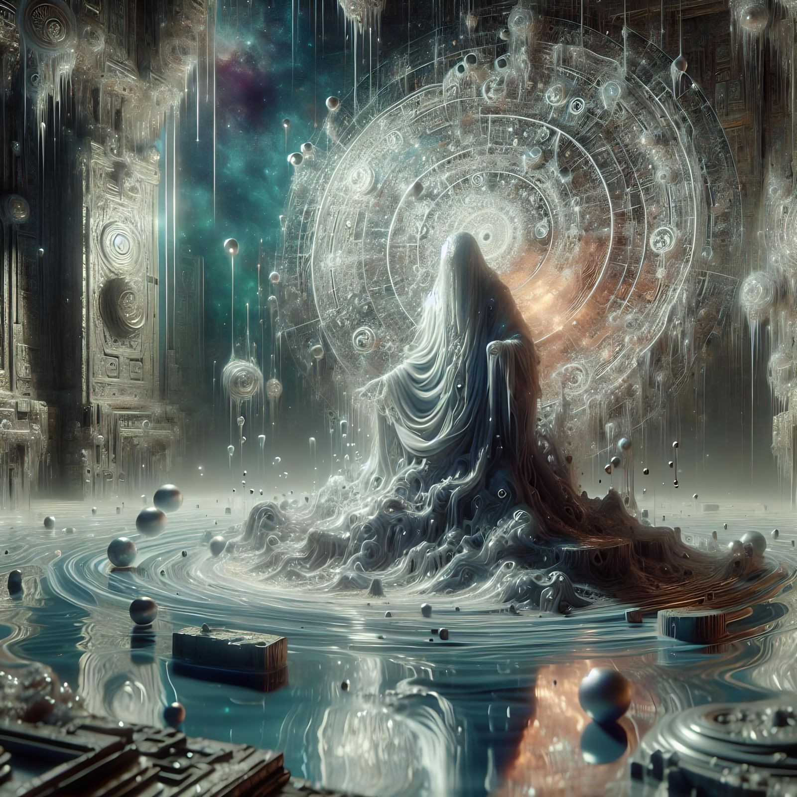 Nebulous Figure by Silver Lake, Spectral Radiance