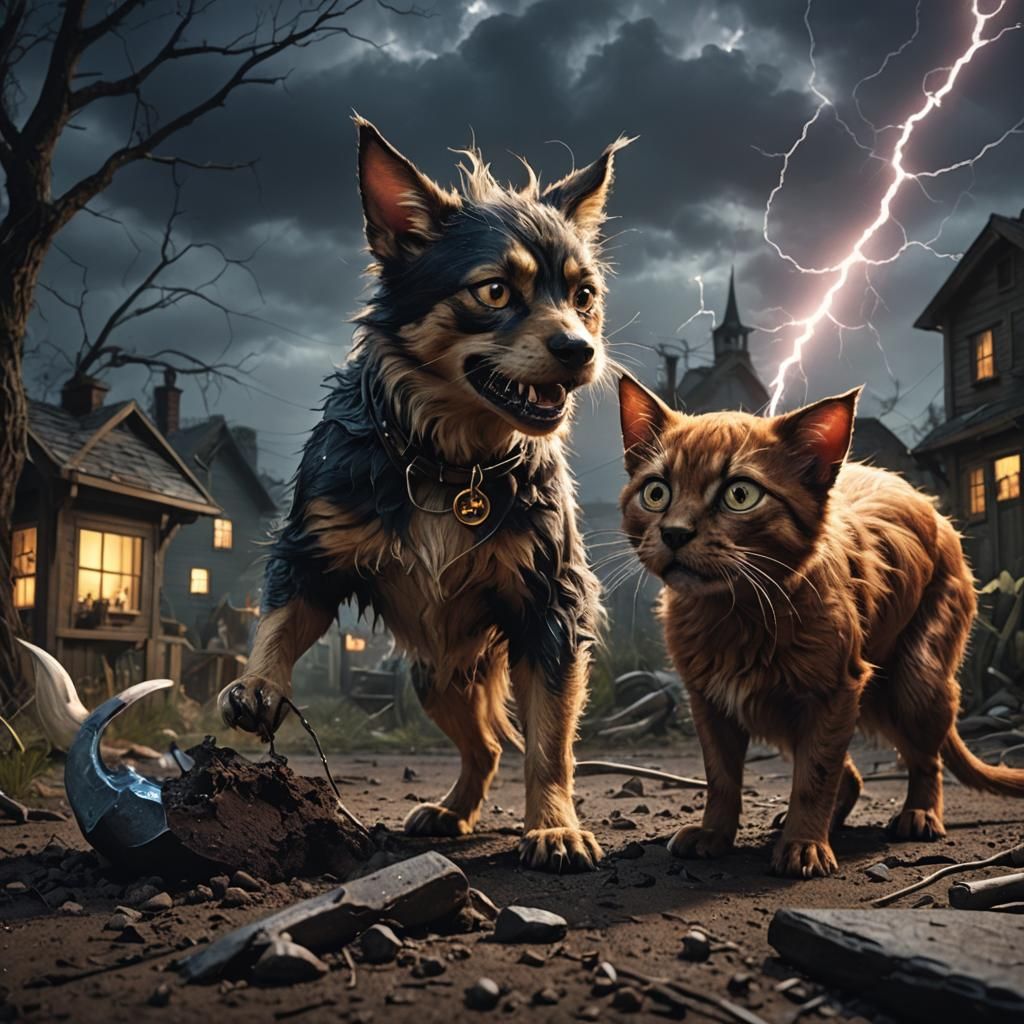 Victor Resurrects Sparky: A Fantastical Matte Painting