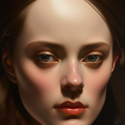Dramatic Portrait in Baroque Style