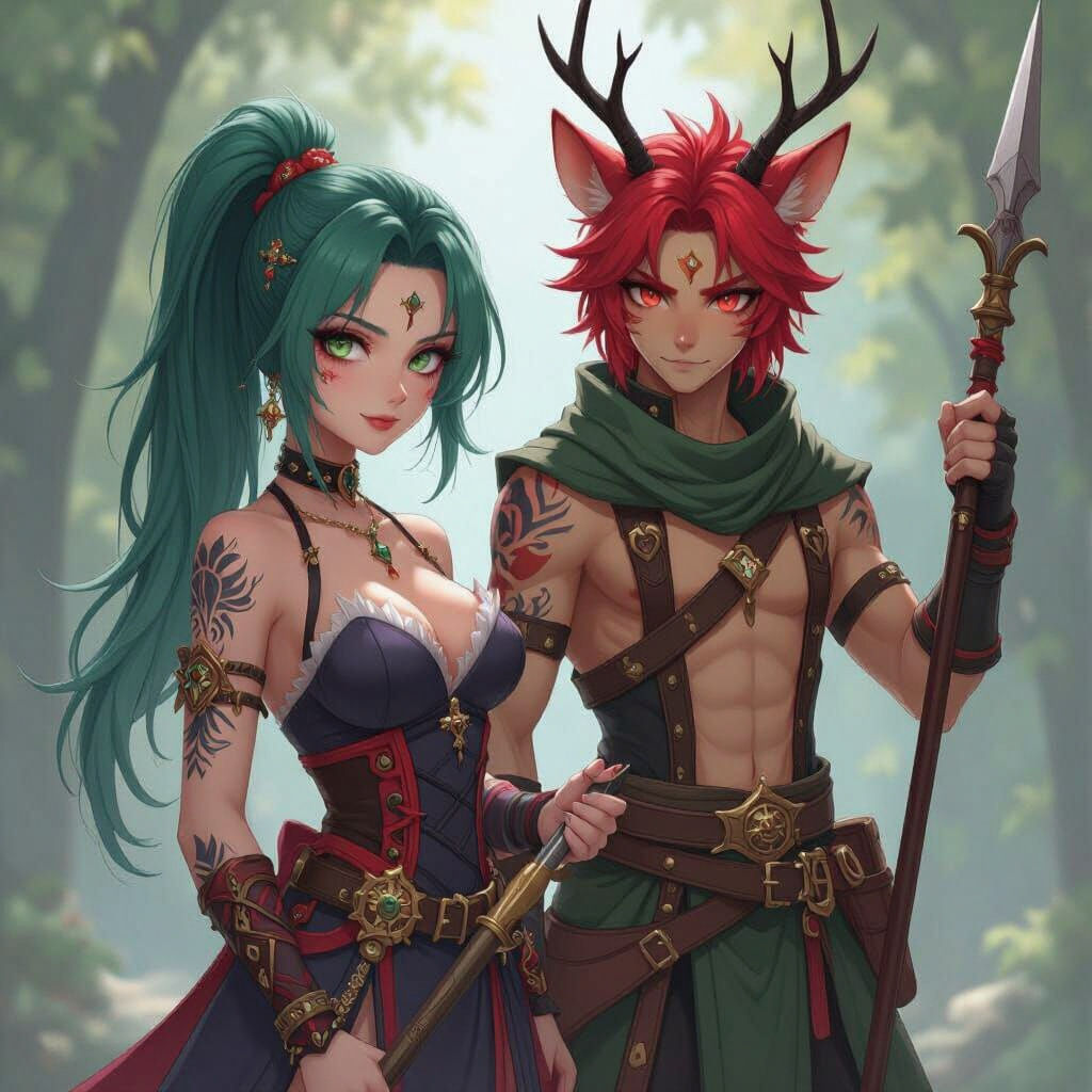 Cassia Ashbane and Mercury Darkroot in Colosseum