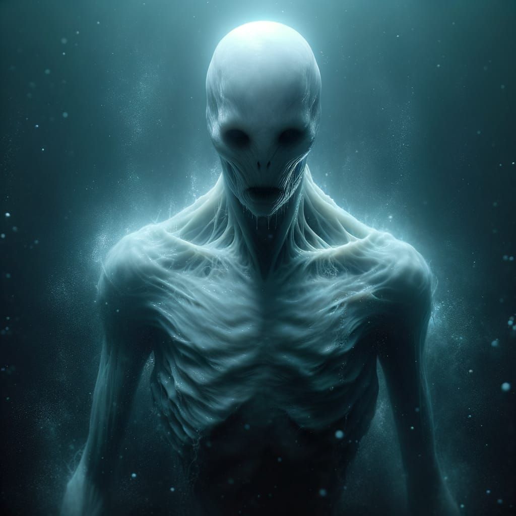 Chilling Colossal Entity in Ocean Depths