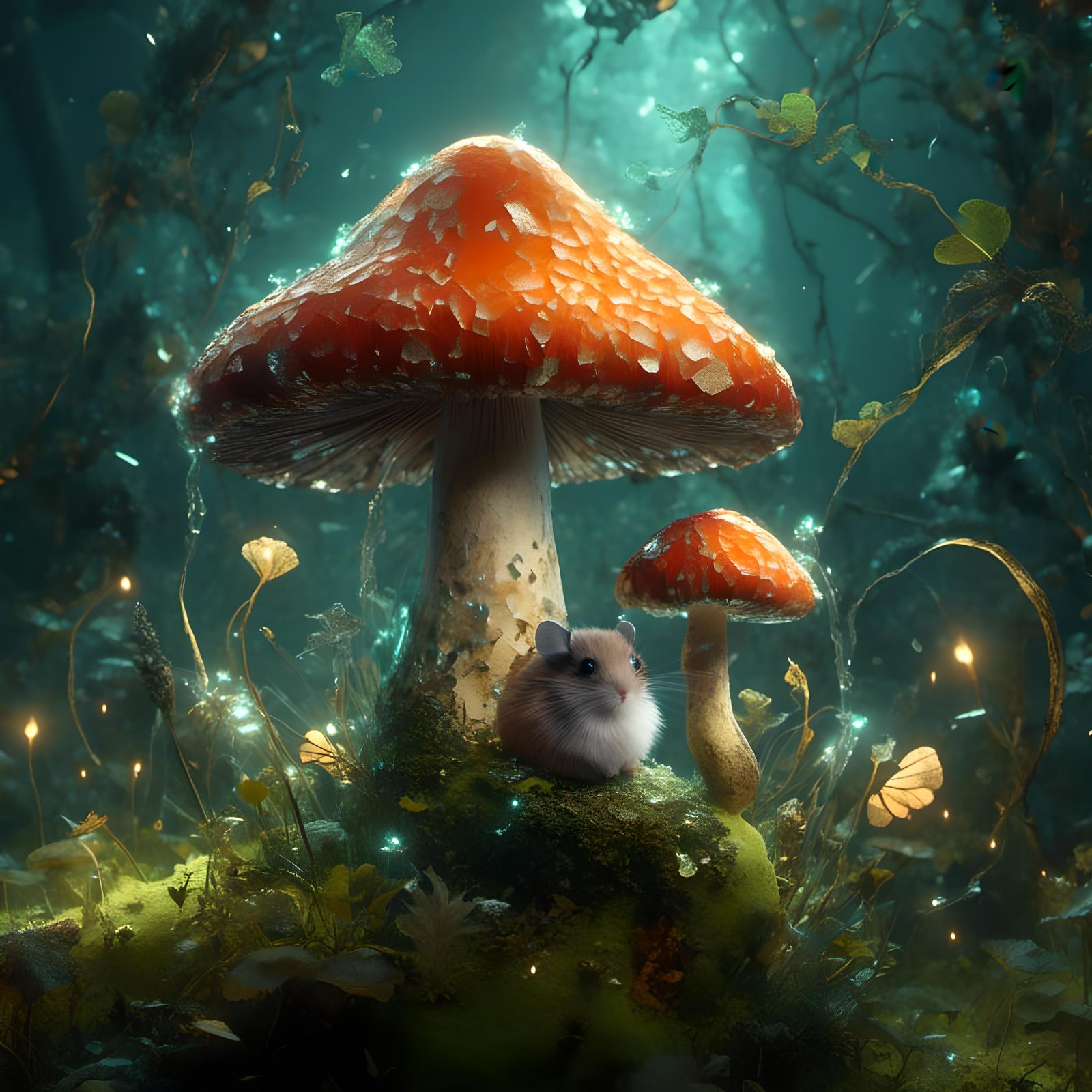 Magical Mushroom and Baby Mouse