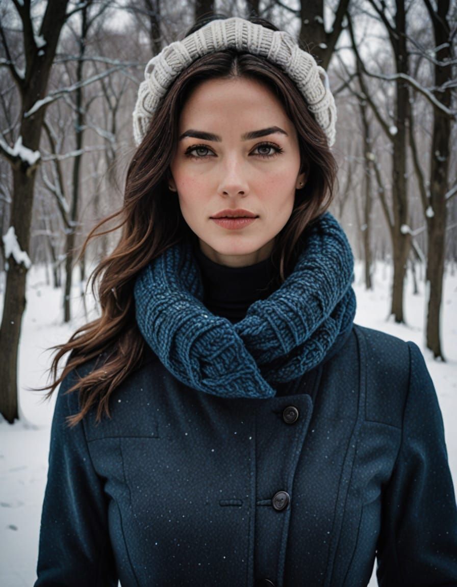 Chilling Elegance in Winter's Grip