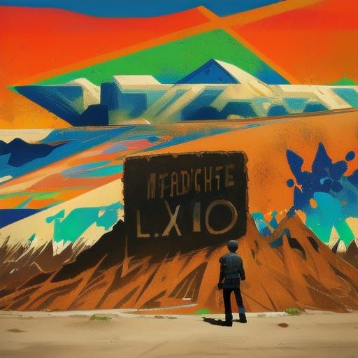 Low-Poly Borderlands Figure on La Linea