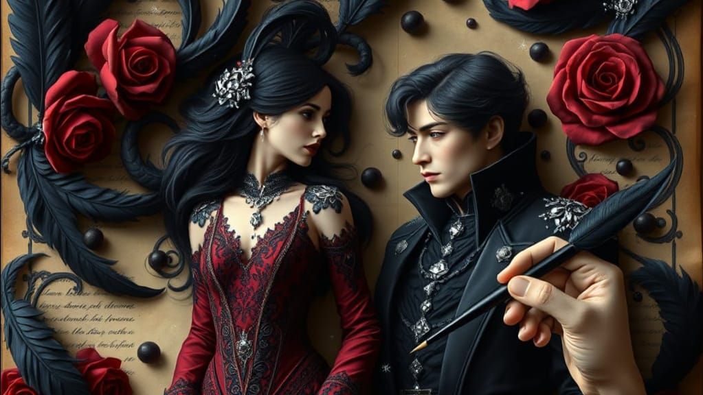 Ethereal Gothic Masterpiece in Multi Style Digital Art