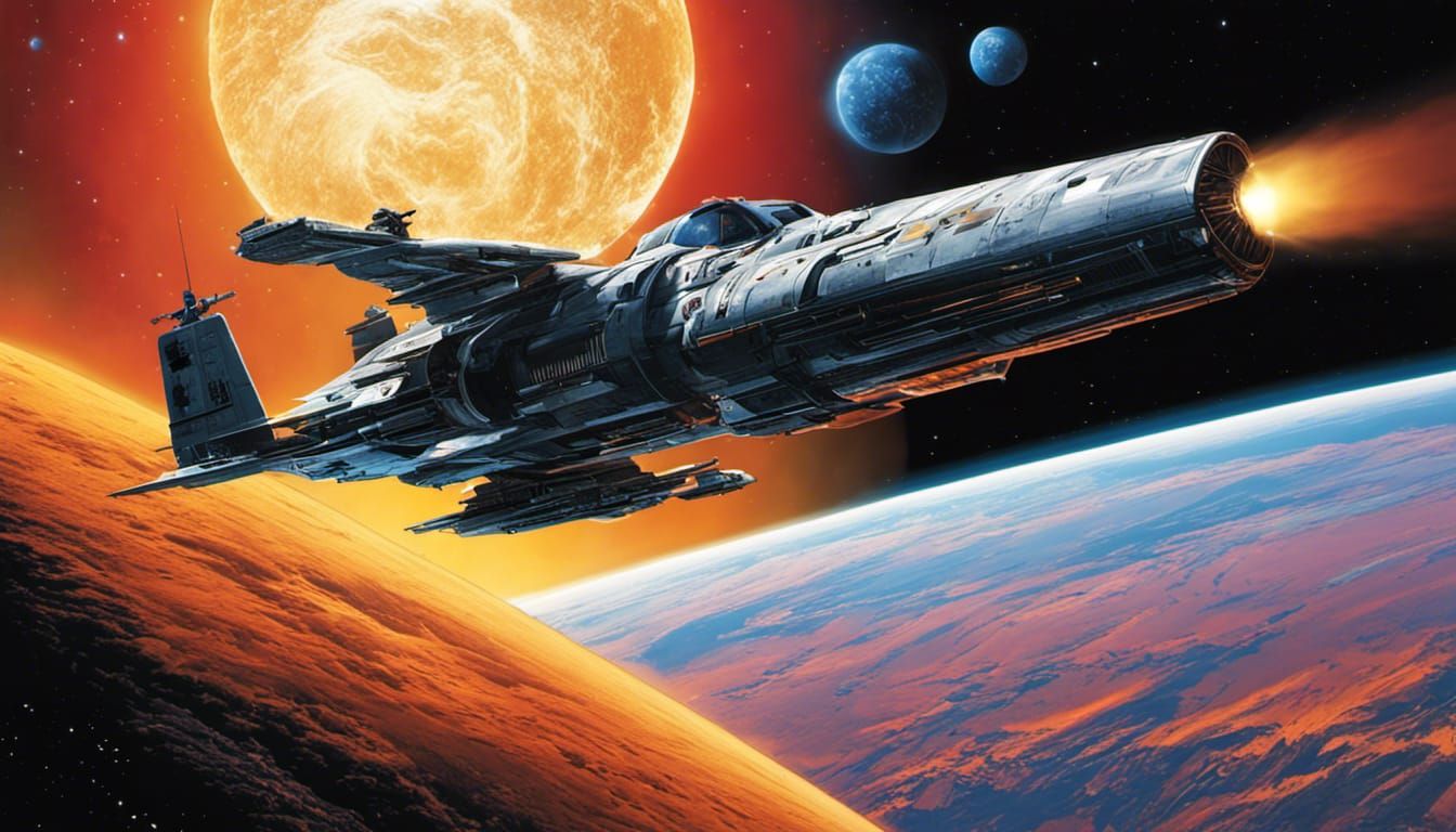 Space Spaghetti Western Gunman in Sci-Fi Technicolor