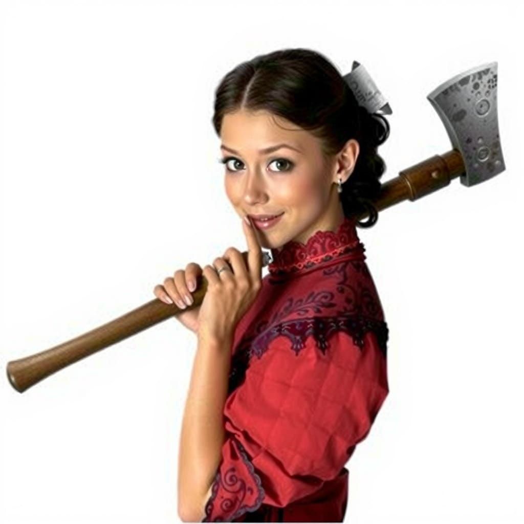 Goth Actress as Pearl in Manga-Inspired Style