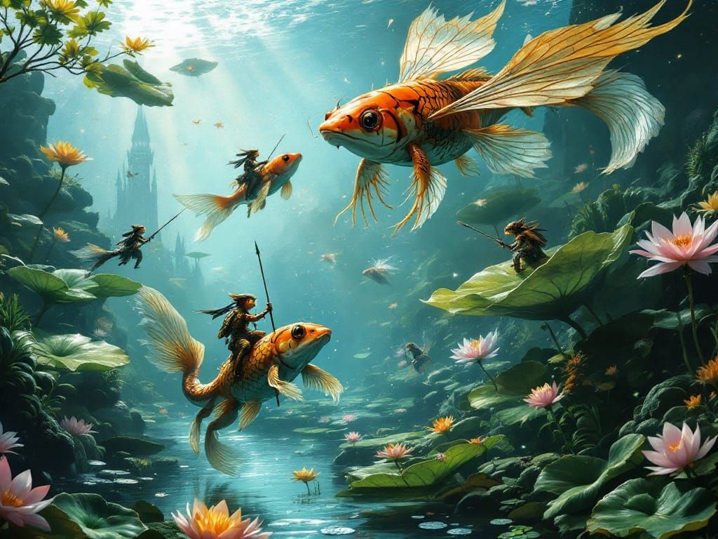 Hyper-Realistic Mythic Tableau Depicts Epic War Between Ligh...