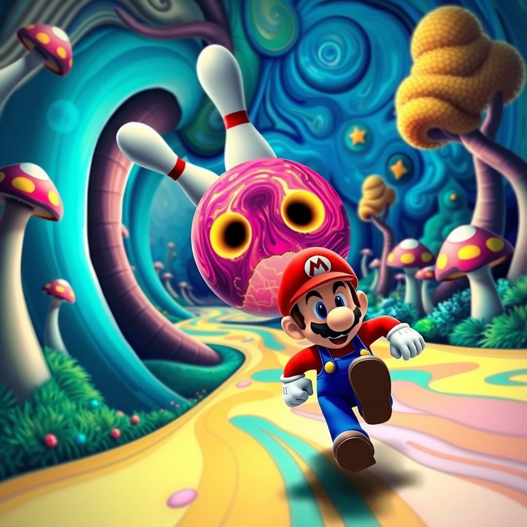 Super Mario Bowling