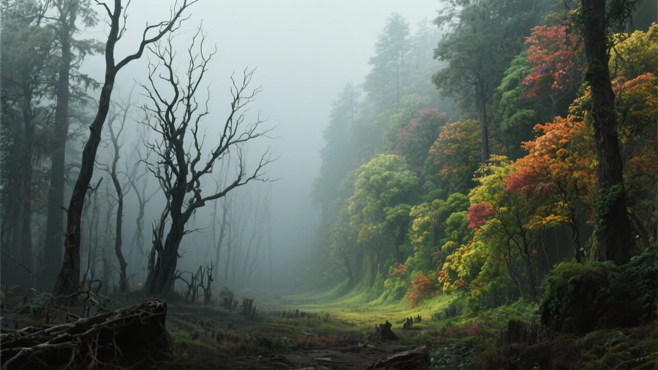Surreal Forest: Death and Rebirth in Transition