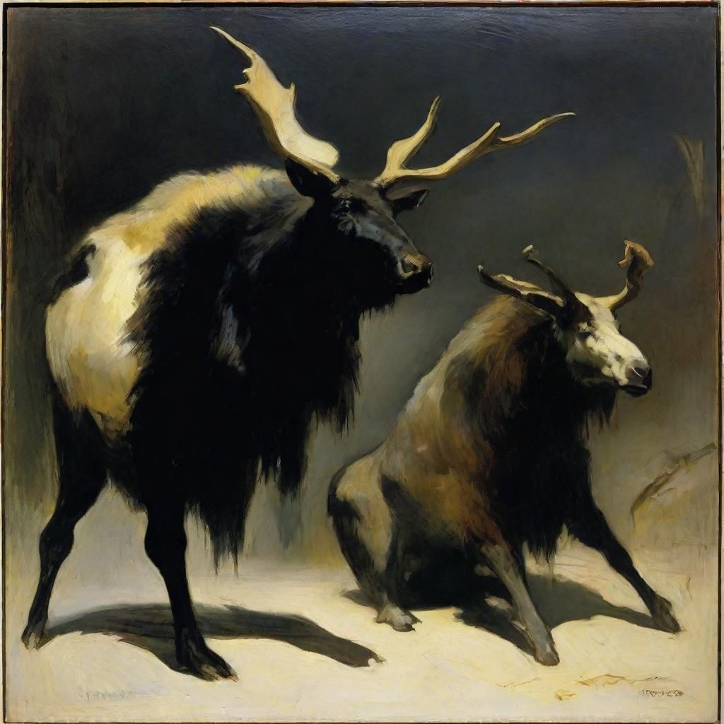 Vampire, Stoat, Moose Running Towards New Troubles