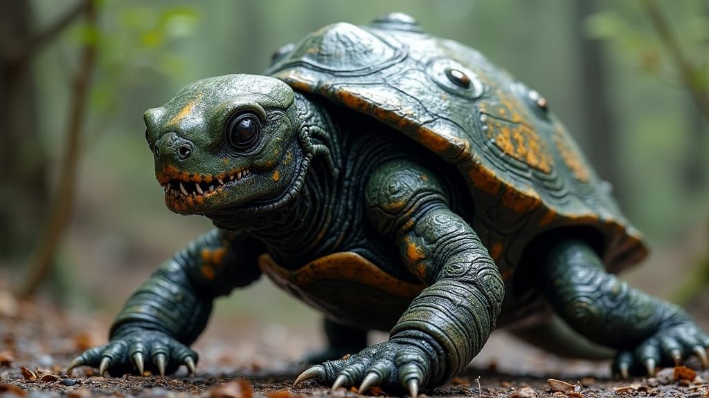 Majestic Xenomorph Emerges from Halfshell