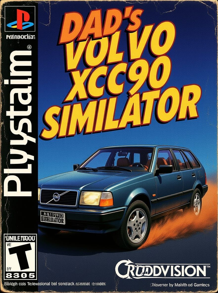 “Dad’s Volvo XC90 Simulator” for PlayStation
