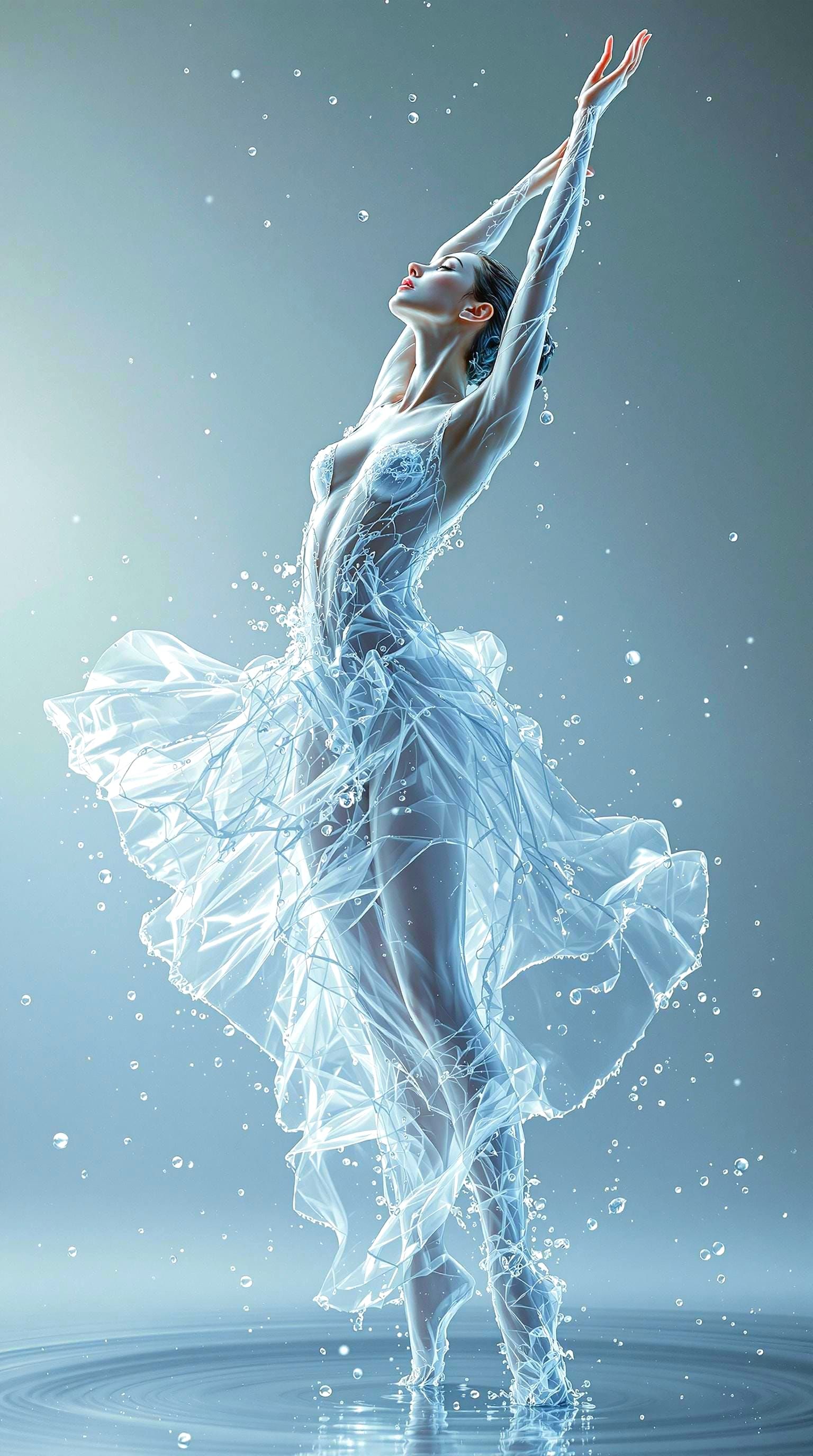 Surreal Water Ballet in Hyper-Realistic Photography