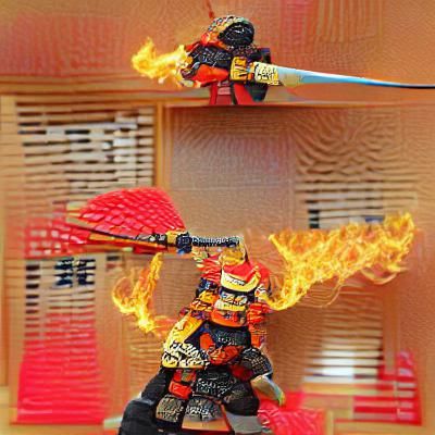 Lego Ninjago Set: Red Ninja Adventure