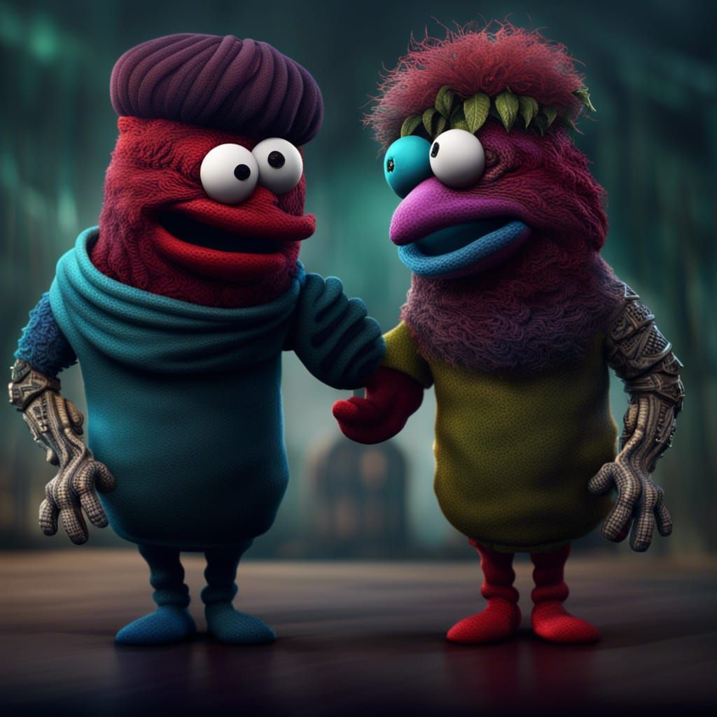 Holding hands