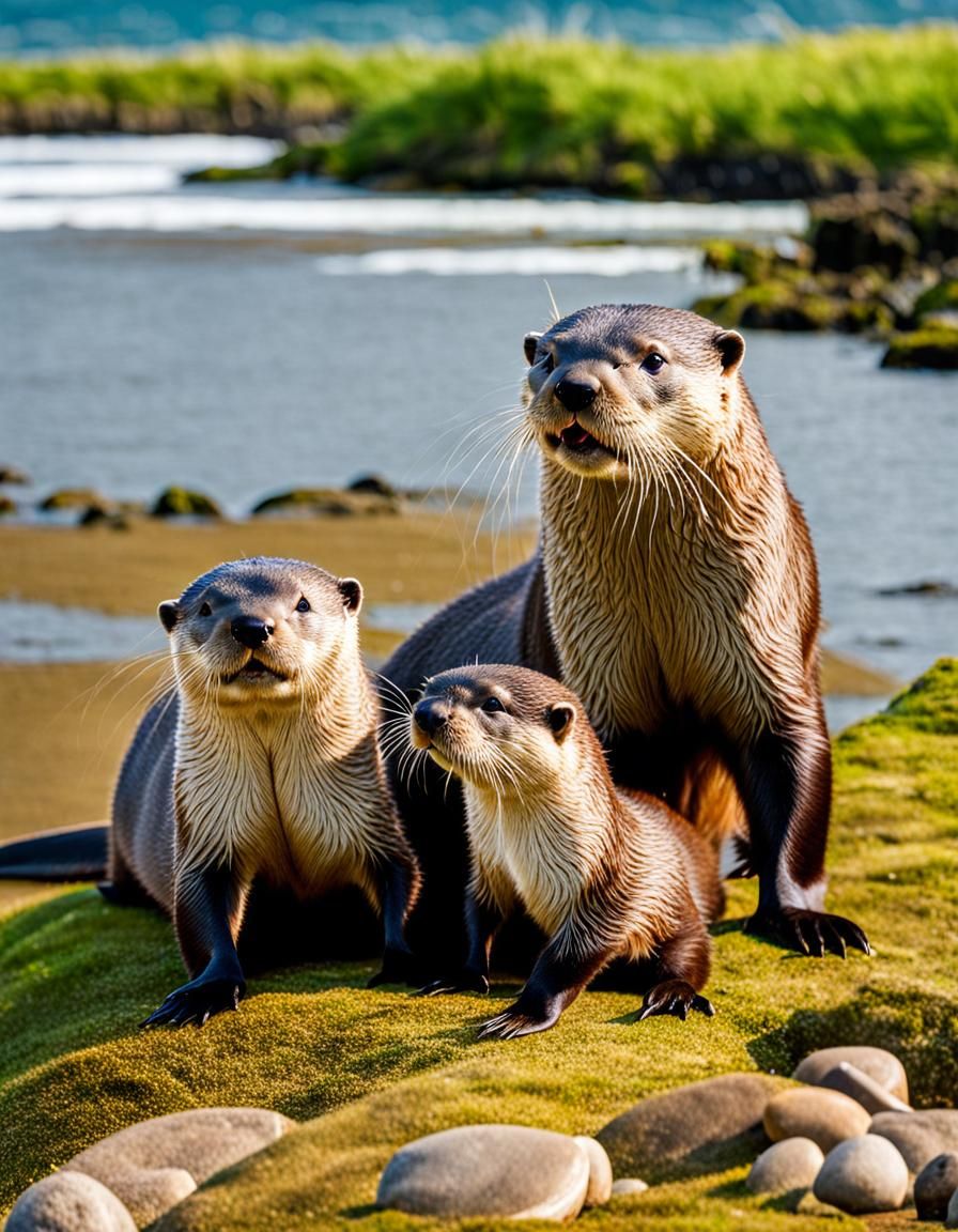 Otter Family