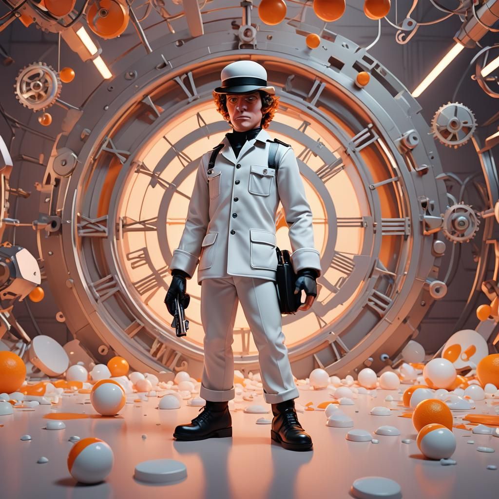 A Clockwork Orange: Pixar-Style 3D Render