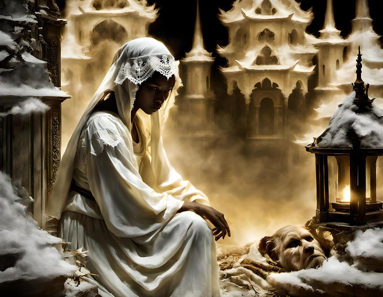 Tenebristic Light Through Weary Darkness