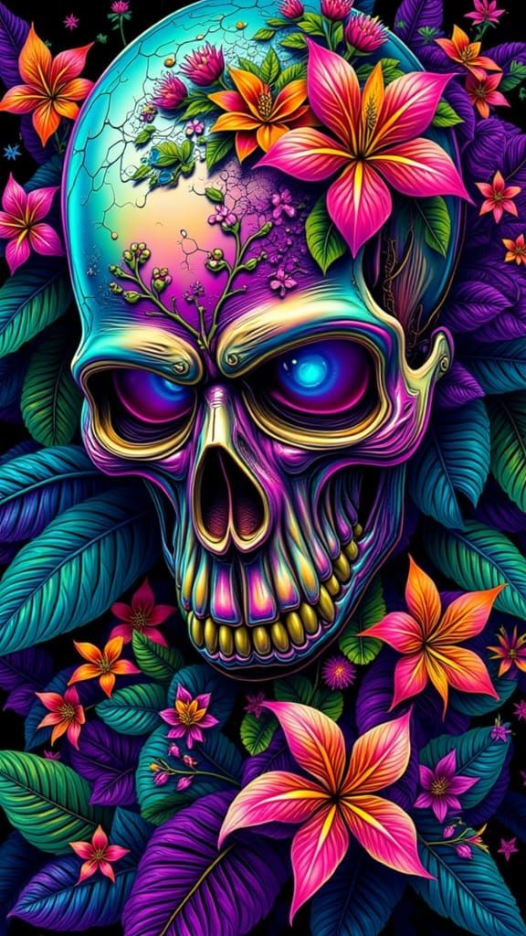 <lora:Airbrush:1.0> Airbrush Alcohol Ink Art psychedelic pri...