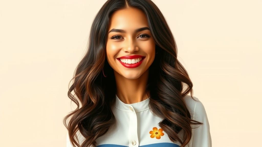 Timeless Elegance in a Warm Smile