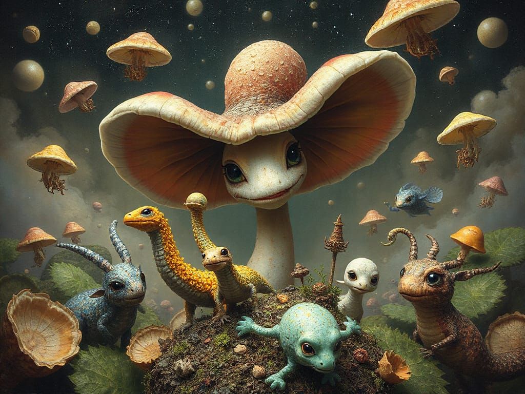 Xylyl Mushpetallic Kergofrill Hybrids with Petallic Ears