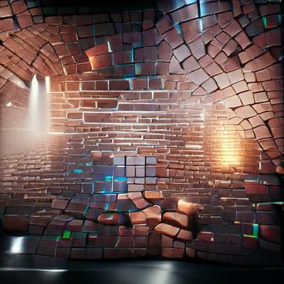 Holographic Brick Wall in Unreal Engine
