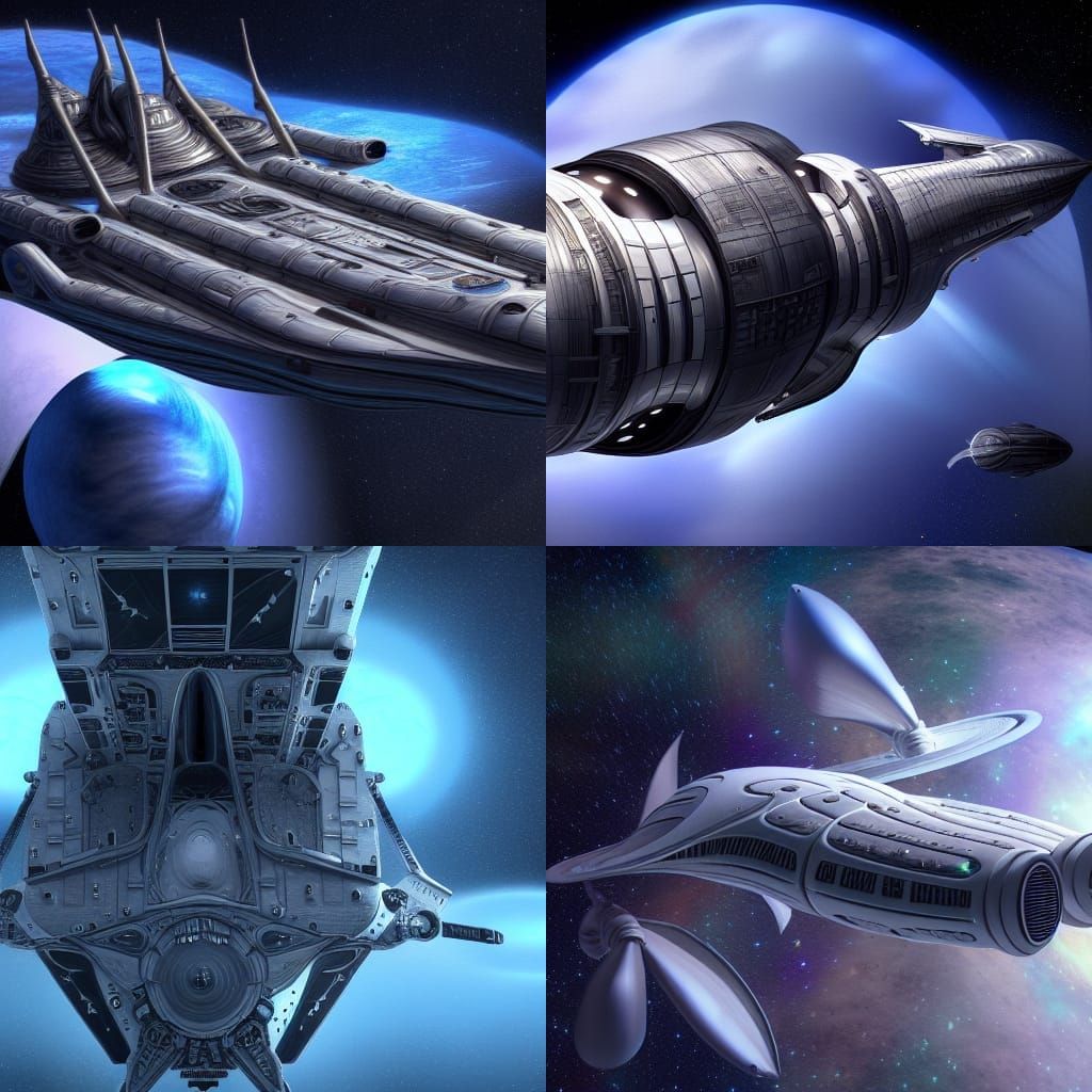 Hyperdetailed Spaceship in Photorealistic 4K