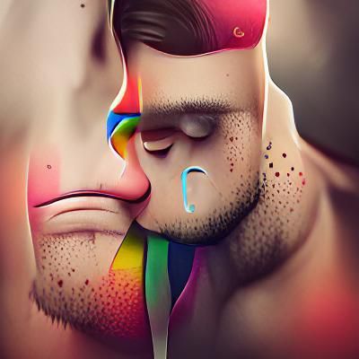 Evocative Portrait of Sadness and Introspection