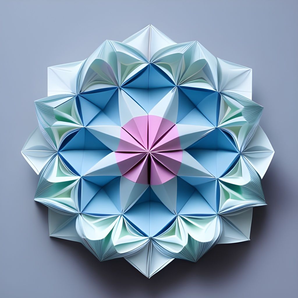 Origami Papercraft with Geometric Details