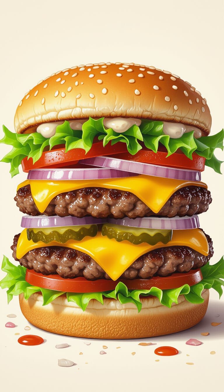 Delicious Krabby Patty with Secret Sauce, Digital Art