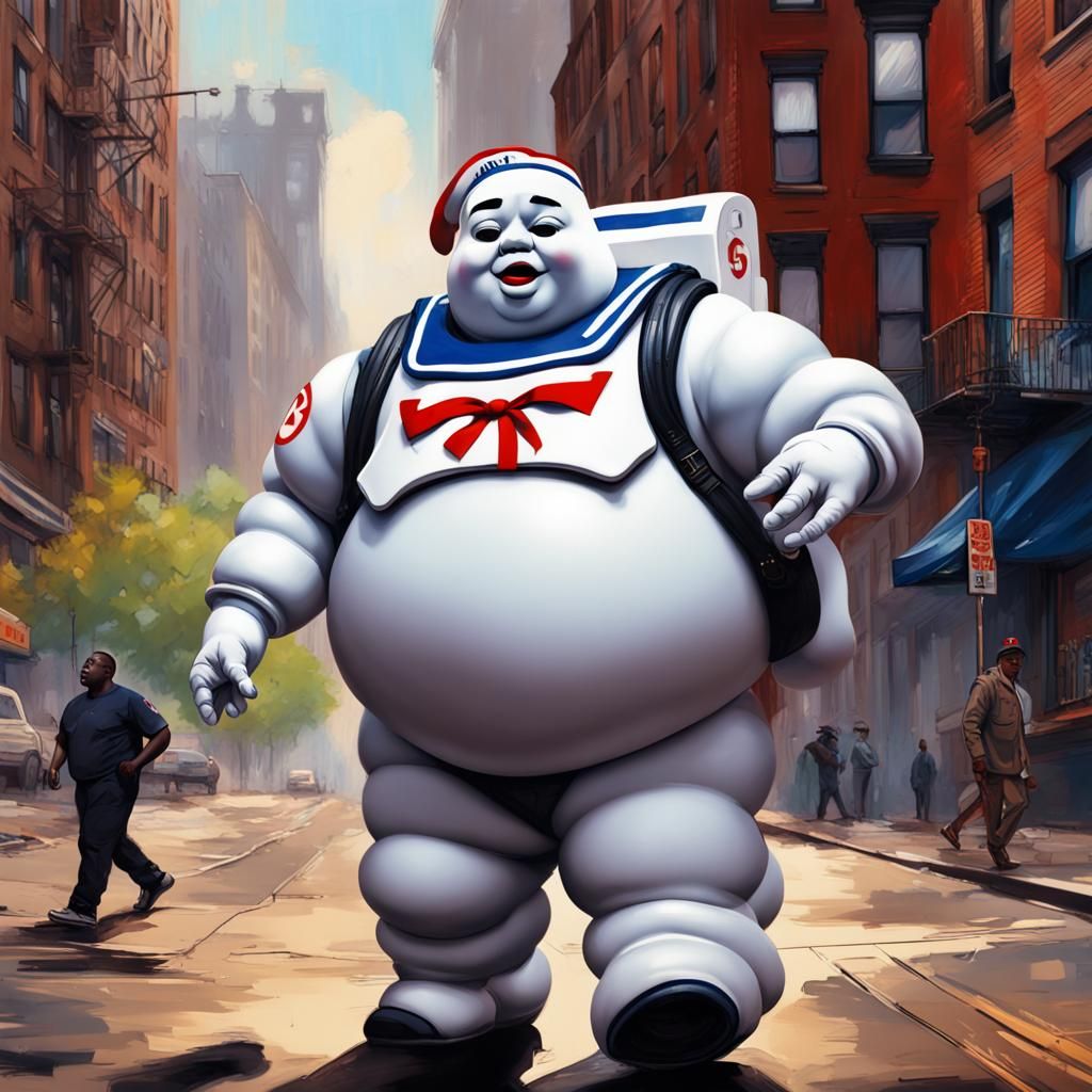 Biggie Smalls as Stay Puft in Brooklyn