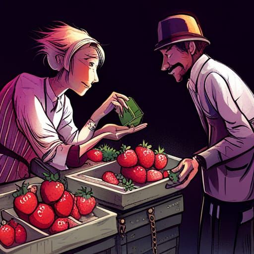 Gangsters in Comical Strawberry Trade