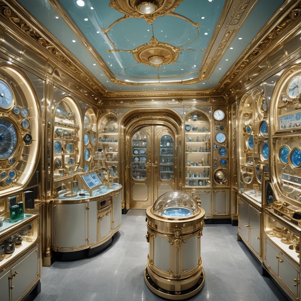 Opulent Faberge Laboratory with Hyperbaric Design
