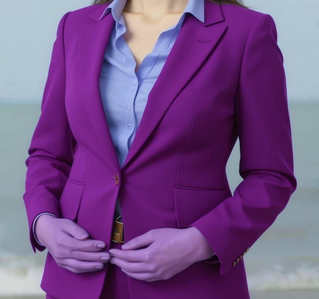 Woman With Beach Ball Sized Belly