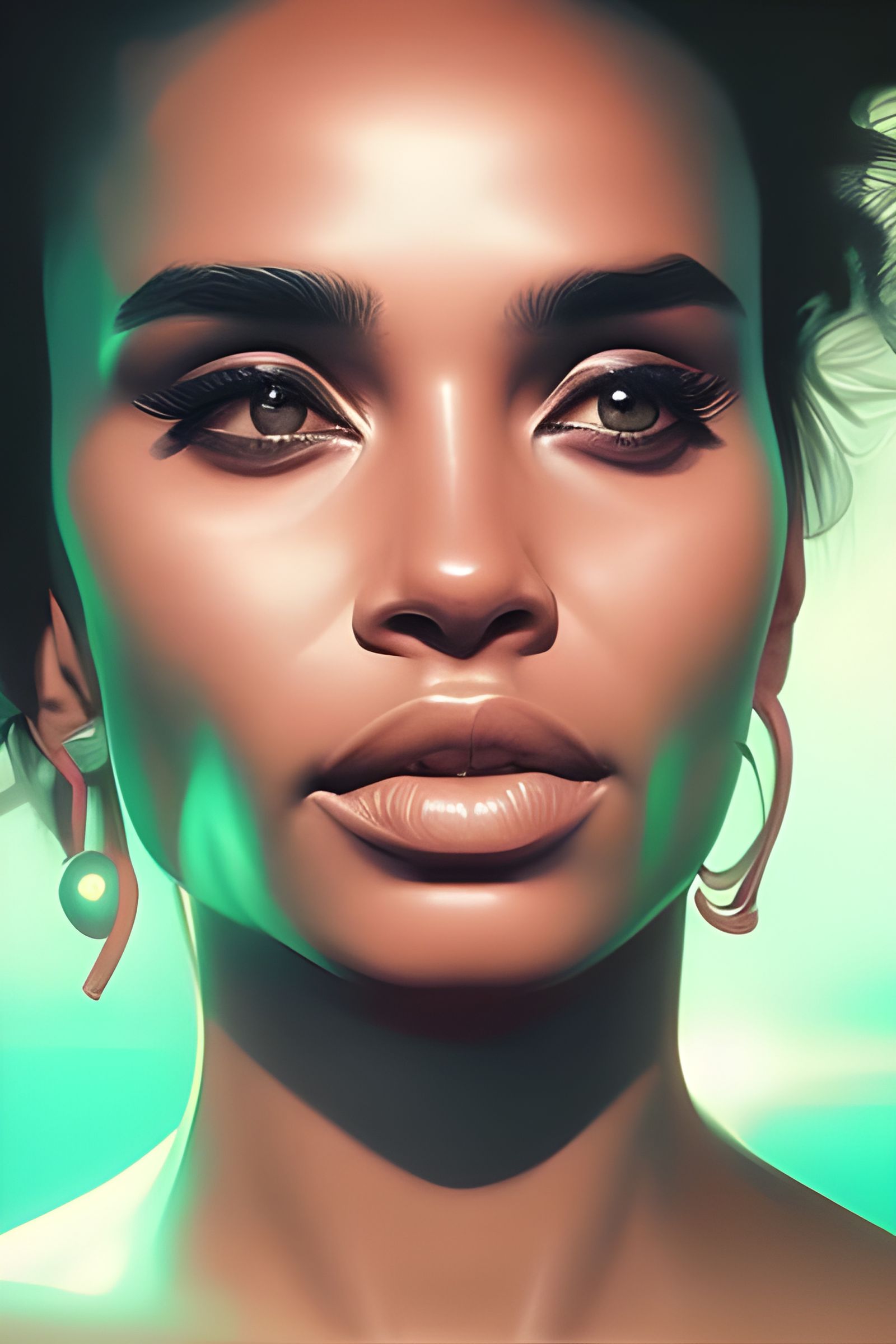 Lisa Bonet At The Beach