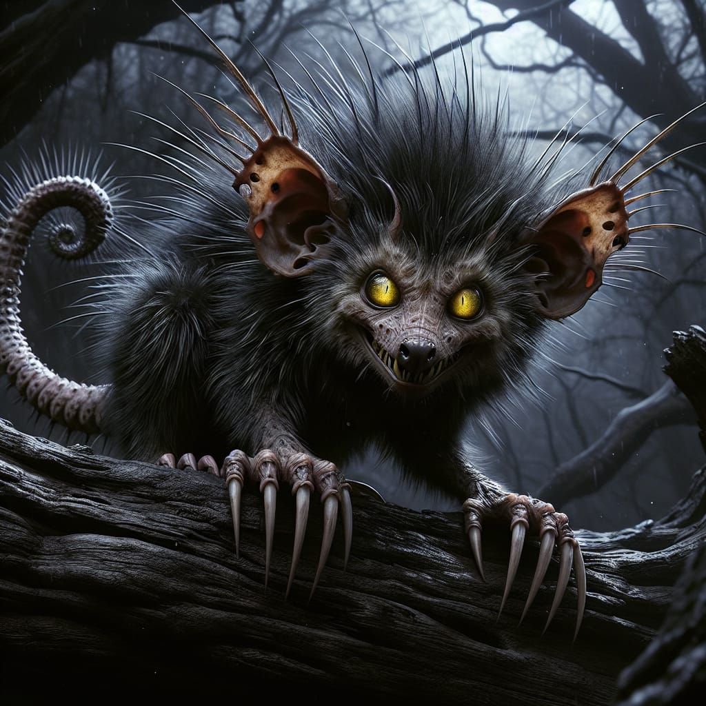 The Porc-Aye (Porcupine - Aye-Aye Hybrid)