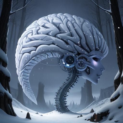Epic Winter Brain System in Escher Style