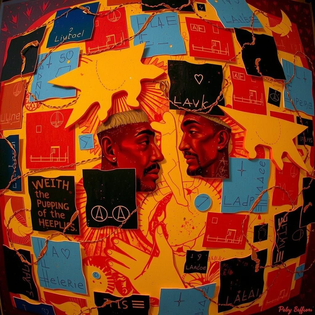 Human Kindness in Vivid 3D Paper Collage